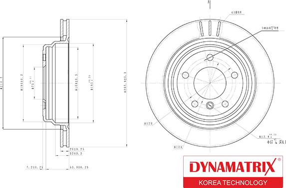 Dynamatrix DBD836 - Bremžu diski adetalas.lv