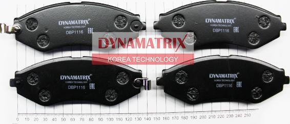 Dynamatrix DBP1116 - Bremžu uzliku kompl., Disku bremzes adetalas.lv