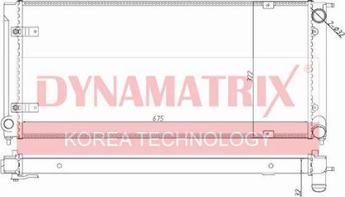 Dynamatrix DR652621 - Radiators, Motora dzesēšanas sistēma adetalas.lv