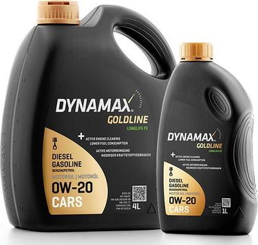 Dynamax GOLDLINE LONGLIFE 0W20 - Motoreļļa adetalas.lv