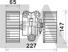 EACLIMA 42A07005 - Elektromotors, Salona ventilācija adetalas.lv