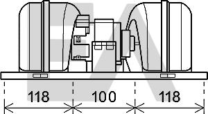 EACLIMA 42A16001 - Elektromotors, Salona ventilācija adetalas.lv