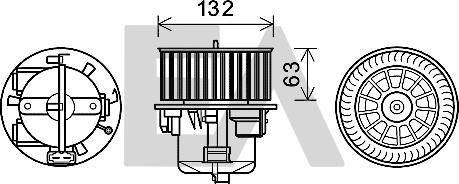 EACLIMA 42A78005 - Elektromotors, Salona ventilācija adetalas.lv