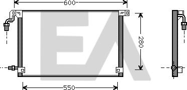 EACLIMA 30C10007 - Kondensators, Gaisa kond. sistēma adetalas.lv