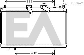 EACLIMA 31R55051 - Radiators, Motora dzesēšanas sistēma adetalas.lv