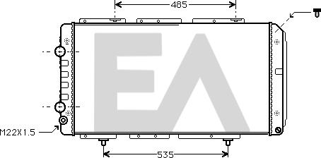 EACLIMA 31R55033 - Radiators, Motora dzesēšanas sistēma adetalas.lv