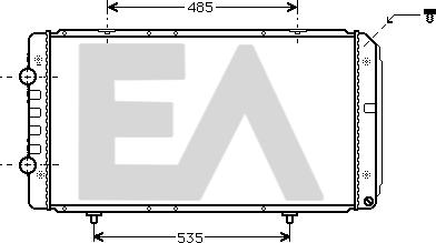 EACLIMA 31R55111 - Radiators, Motora dzesēšanas sistēma adetalas.lv