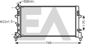 EACLIMA 31R67017 - Radiators, Motora dzesēšanas sistēma adetalas.lv