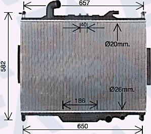 EACLIMA 31R05065 - Radiators, Motora dzesēšanas sistēma adetalas.lv