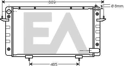 EACLIMA 31R05019 - Radiators, Motora dzesēšanas sistēma adetalas.lv