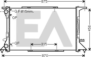 EACLIMA 31R02057 - Radiators, Motora dzesēšanas sistēma adetalas.lv