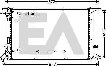 EACLIMA 31R02102 - Radiators, Motora dzesēšanas sistēma adetalas.lv