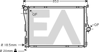 EACLIMA 31R07137 - Radiators, Motora dzesēšanas sistēma adetalas.lv