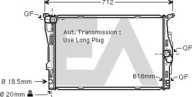 EACLIMA 31R07143 - Radiators, Motora dzesēšanas sistēma adetalas.lv