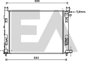 EACLIMA 31R15002 - Radiators, Motora dzesēšanas sistēma adetalas.lv