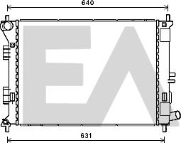 EACLIMA 31R28107 - Radiators, Motora dzesēšanas sistēma adetalas.lv