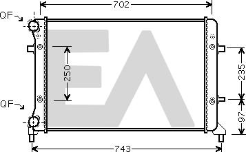 EACLIMA 31R77048 - Radiators, Motora dzesēšanas sistēma adetalas.lv