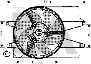 EACLIMA 33V22033 - Ventilators, Motora dzesēšanas sistēma adetalas.lv