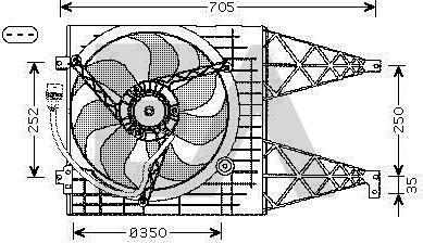 EACLIMA 33V77011 - Ventilators, Motora dzesēšanas sistēma adetalas.lv