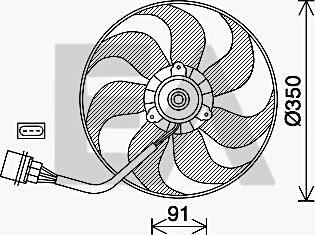 EACLIMA 33V77036 - Ventilators, Motora dzesēšanas sistēma adetalas.lv