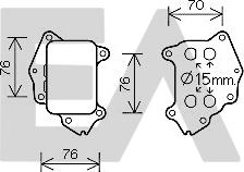 EACLIMA 37G55004 - Eļļas radiators, Motoreļļa adetalas.lv