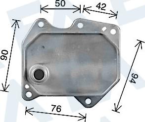 EACLIMA 37G22011 - Eļļas radiators, Motoreļļa adetalas.lv