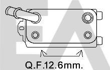 EACLIMA 37G78008 - Eļļas radiators, Motoreļļa adetalas.lv