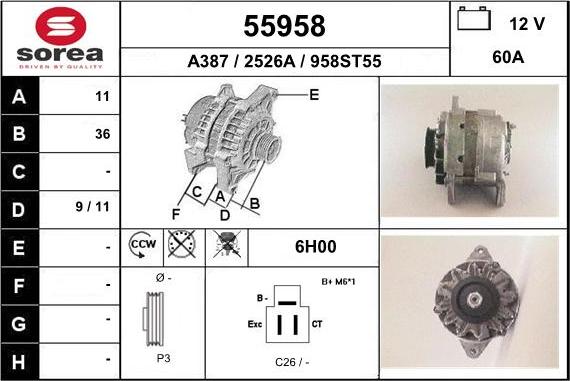 EAI 55958 - Ģenerators adetalas.lv