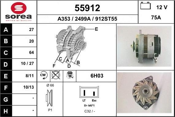 EAI 55912 - Ģenerators adetalas.lv