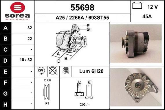 EAI 55698 - Ģenerators adetalas.lv