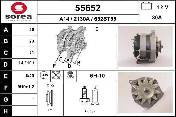 EAI 55652 - Ģenerators adetalas.lv