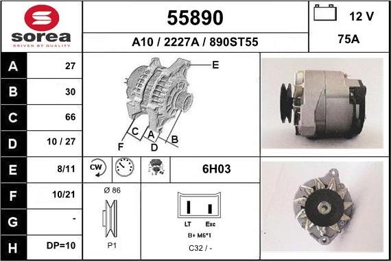 EAI 55890 - Ģenerators adetalas.lv