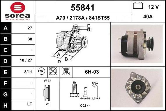 EAI 55841 - Ģenerators adetalas.lv