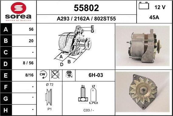 EAI 55802 - Ģenerators adetalas.lv