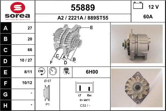 EAI 55889 - Ģenerators adetalas.lv