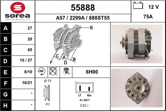 EAI 55888 - Ģenerators adetalas.lv