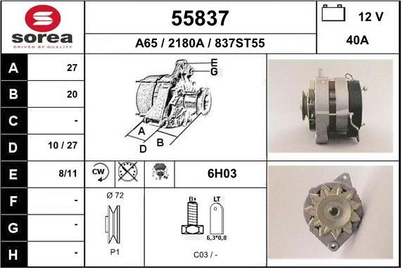 EAI 55837 - Ģenerators adetalas.lv