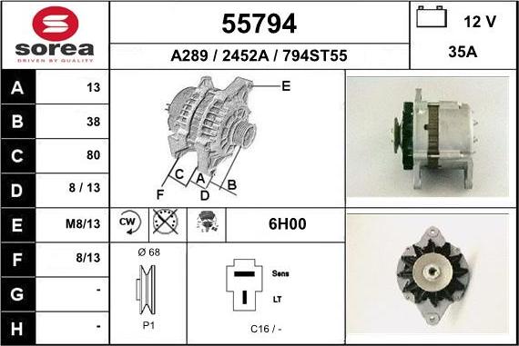 EAI 55794 - Ģenerators adetalas.lv