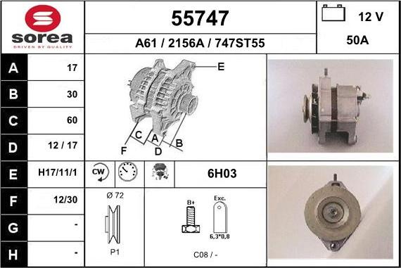 EAI 55747 - Ģenerators adetalas.lv