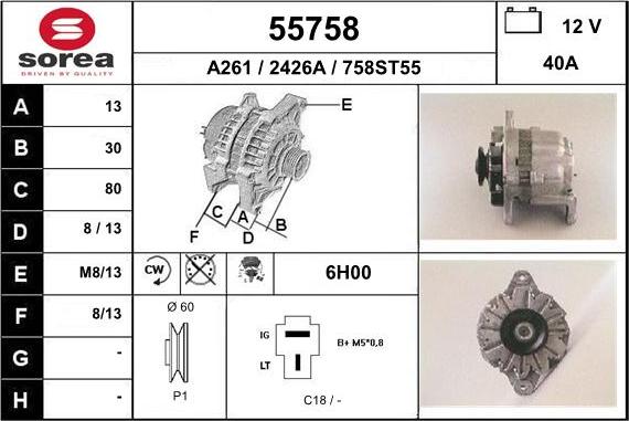 EAI 55758 - Ģenerators adetalas.lv