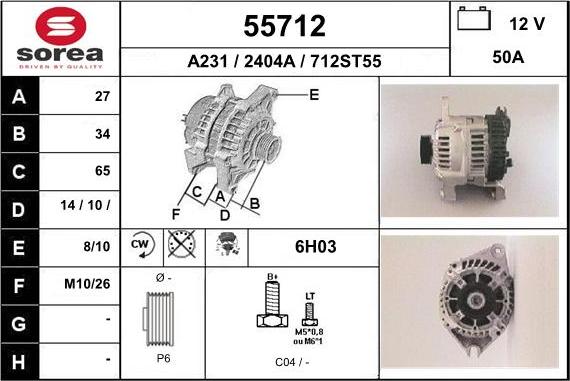 EAI 55712 - Ģenerators adetalas.lv