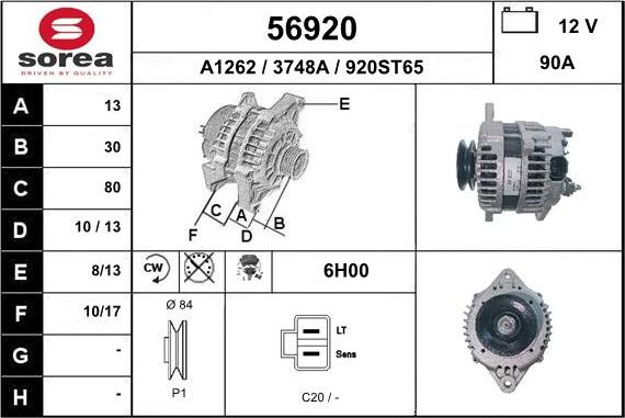 EAI 56920 - Ģenerators adetalas.lv