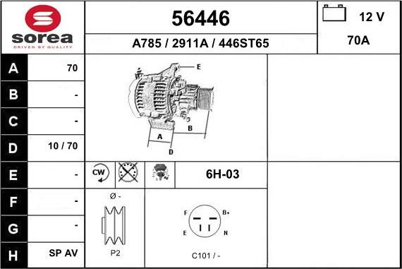 EAI 56446 - Ģenerators adetalas.lv