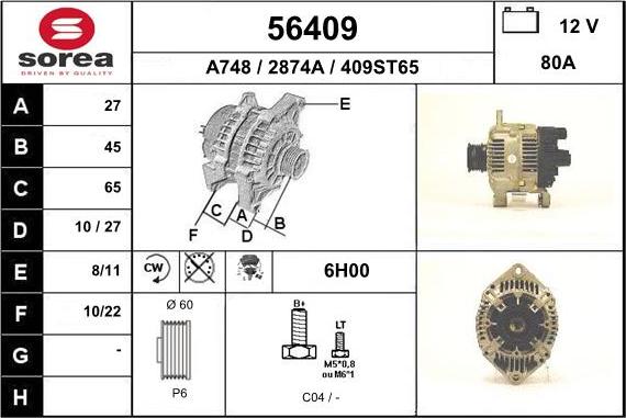 EAI 56409 - Ģenerators adetalas.lv