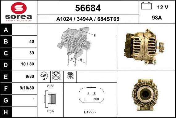 EAI 56684 - Ģenerators adetalas.lv