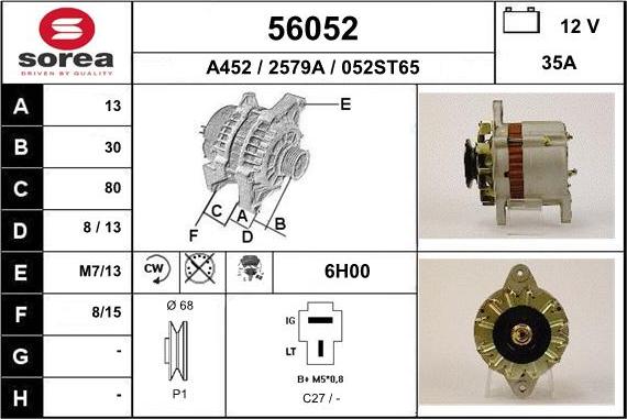 EAI 56052 - Ģenerators adetalas.lv