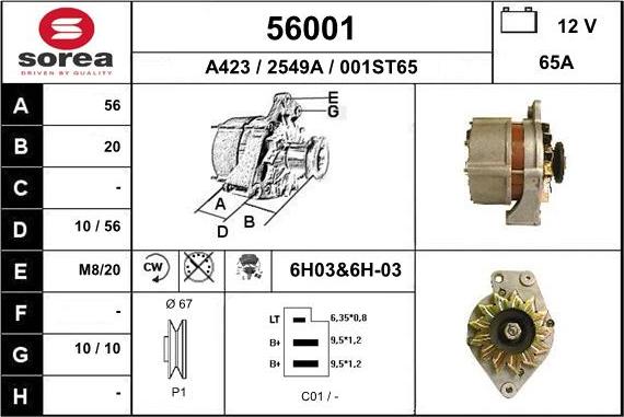 EAI 56001 - Ģenerators adetalas.lv