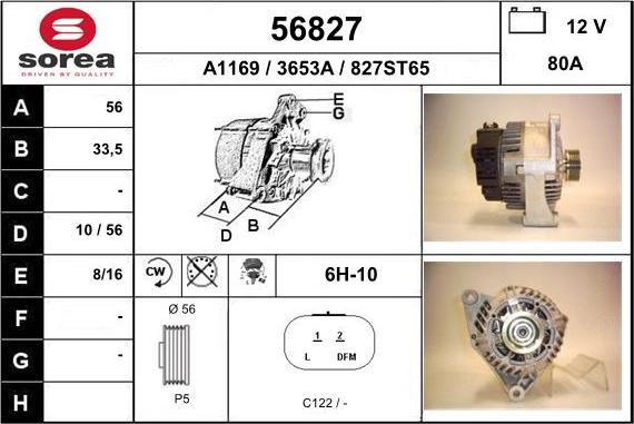 EAI 56827 - Ģenerators adetalas.lv