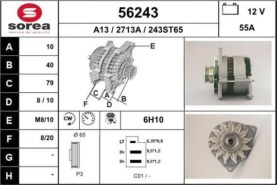 EAI 56243 - Ģenerators adetalas.lv