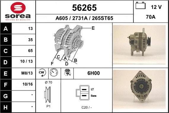 EAI 56265 - Ģenerators adetalas.lv